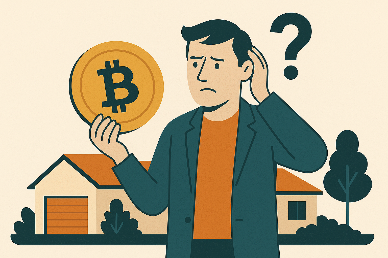 Bitcoin-backed home loans at 50% LVR questioned on podcast